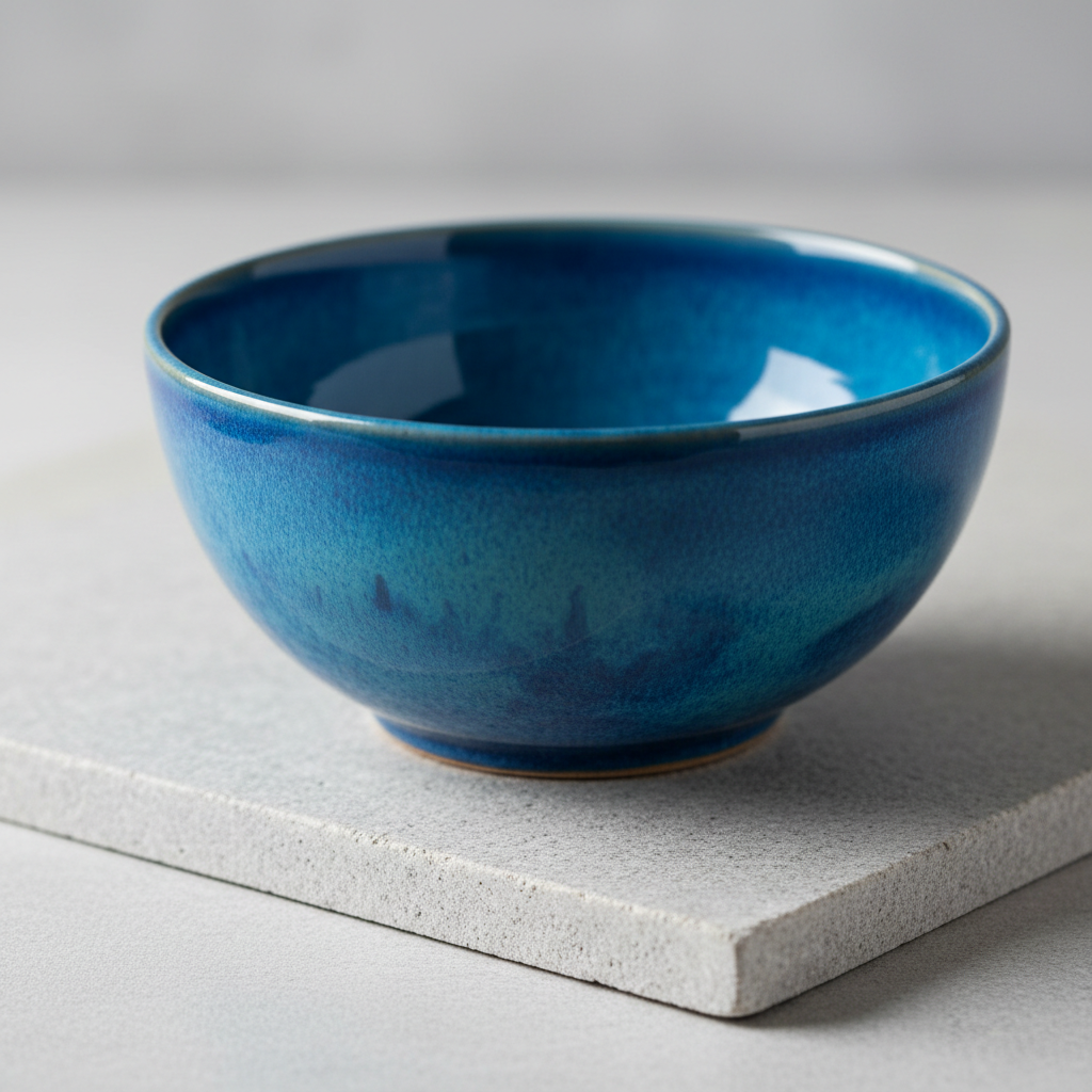 113 Blue Lagoon – keramikkskål