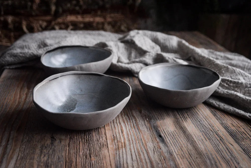 "GREY COMBO" SATIN BLACK — Glasurpulver